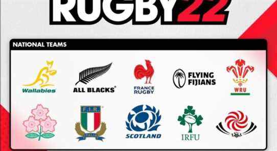 Annonce des équipes officielles de Rugby 22