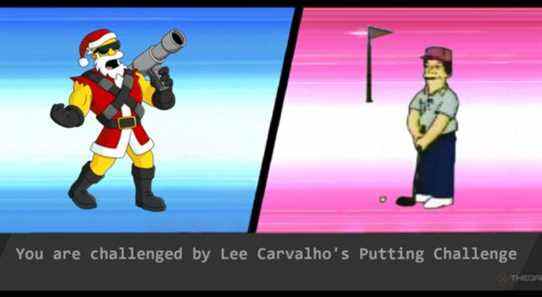Bart Simpson a tort, le défi de putting de Lee Carvalho est meilleur que la tempête d'os
