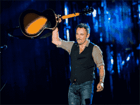 Bruce Springsteen se produit lors d'un spectacle à Washington, DC, le 11 novembre 2014.