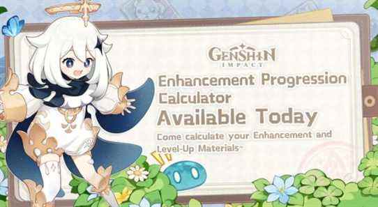 Genshin Impact progression calculator