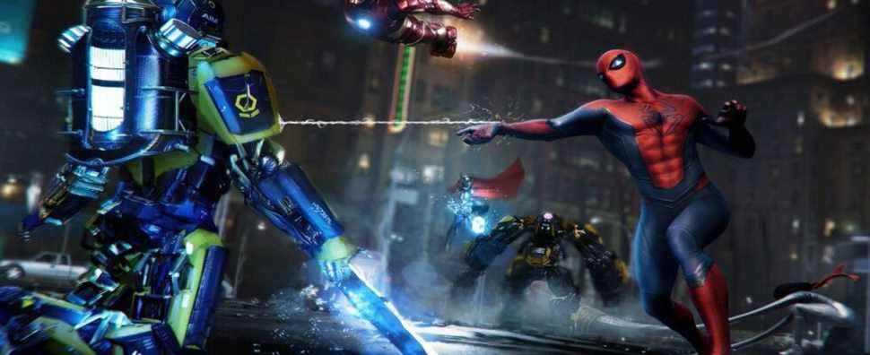 Ce que Marvel's Spider-Man 2 peut apprendre du DLC Spider-Man de Marvel's Avengers