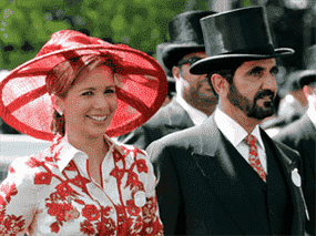 Le cheikh Mohammed bin Rashid Al Maktoum de Dubaï avec son épouse de l'époque, la princesse Haya, en 2008.