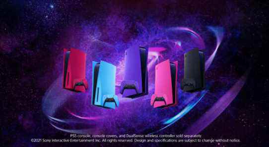 Couvertures de console PS5 et nouvelles couleurs de contrôleur sans fil DualSense annoncées