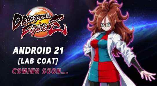 Dragon Ball FighterZ Android 21 (Lab Coat) DLC révélé