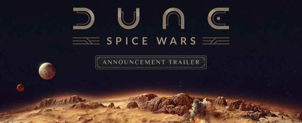 Dune : le jeu de stratégie Spice Wars annoncé aux Game Awards