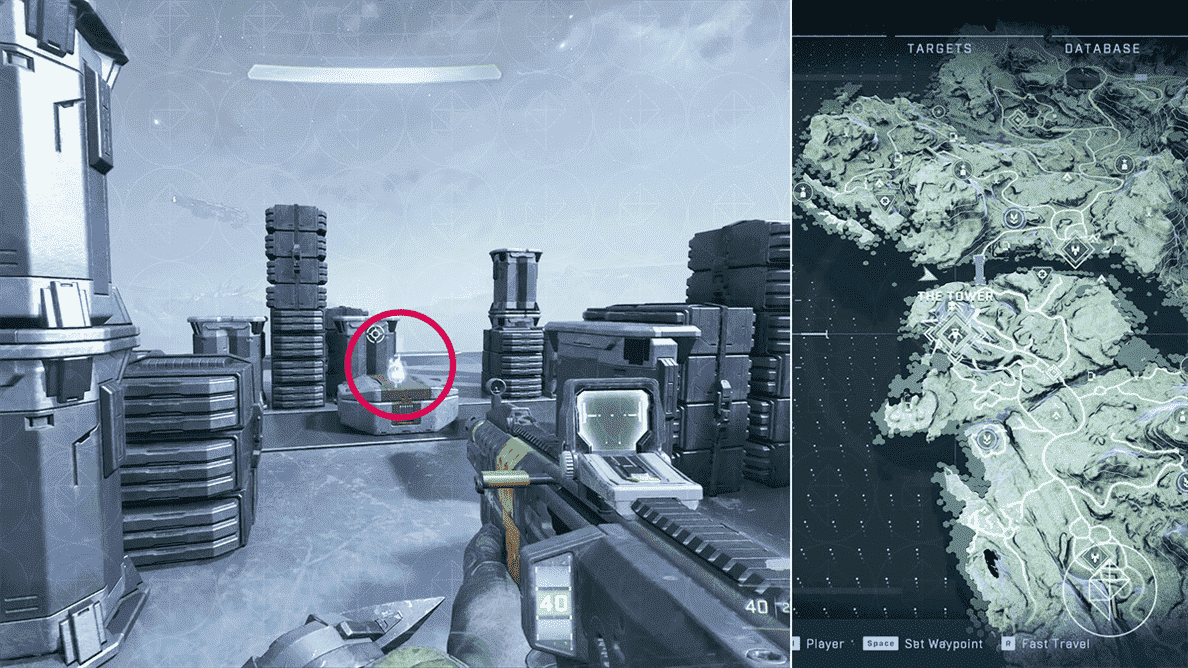 L'emplacement du crâne IWHBYD dans Halo Infinite