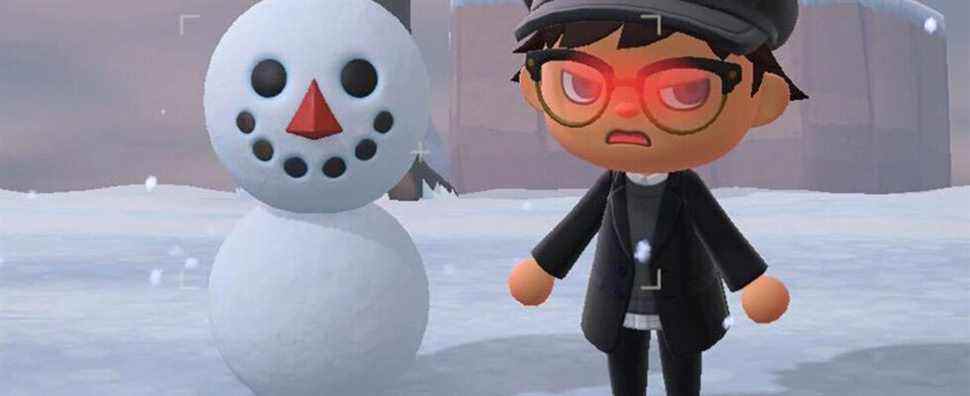 Hilarious Animal Crossing: le clip de New Horizons montre un bug laissant tomber une boule de neige sur la tête du joueur
