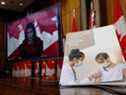 La vice-première ministre et ministre des Finances du Canada, Chrystia Freeland, participe virtuellement à une conférence de presse avant de déposer la mise à jour économique et budgétaire du gouvernement à Ottawa, Ontario, Canada, le 14 décembre 2021. REUTERS/Blair Gable