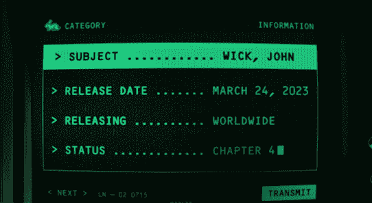 John Wick : le chapitre 4 reporté à mars 2023