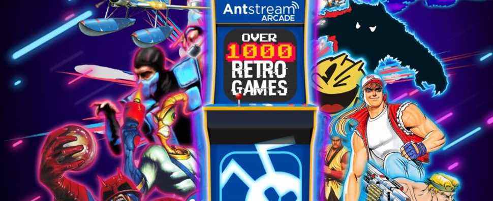 L'adhésion à Antstream Arcade est à 50% de réduction, offre plus de 1 000 jeux rétro