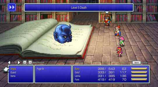 Le remaster de pixel de Final Fantasy V est maintenant disponible