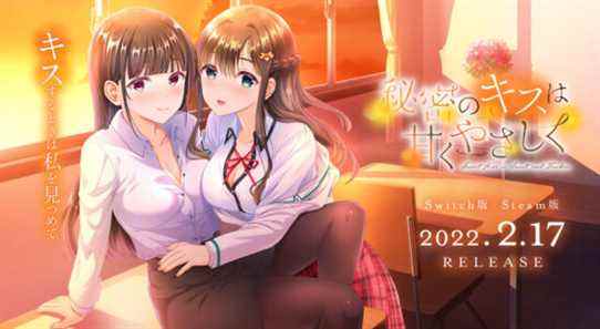 Le roman visuel de Yuri Secret Kiss is Sweet and Tender annoncé pour Switch, PC