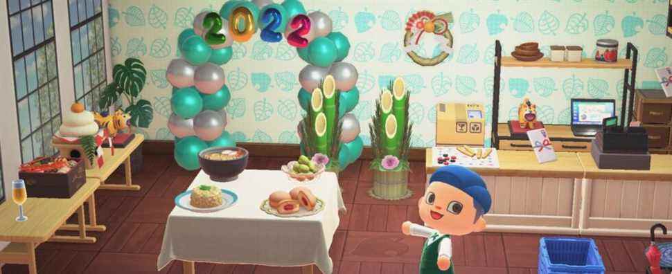 Les articles du Nouvel An sont maintenant dans Animal Crossing New Horizons