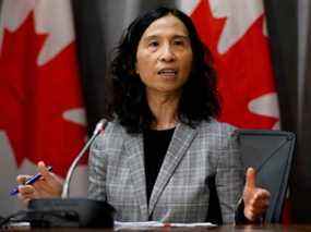 L'administratrice en chef de la santé publique du Canada, la Dre Theresa Tam.