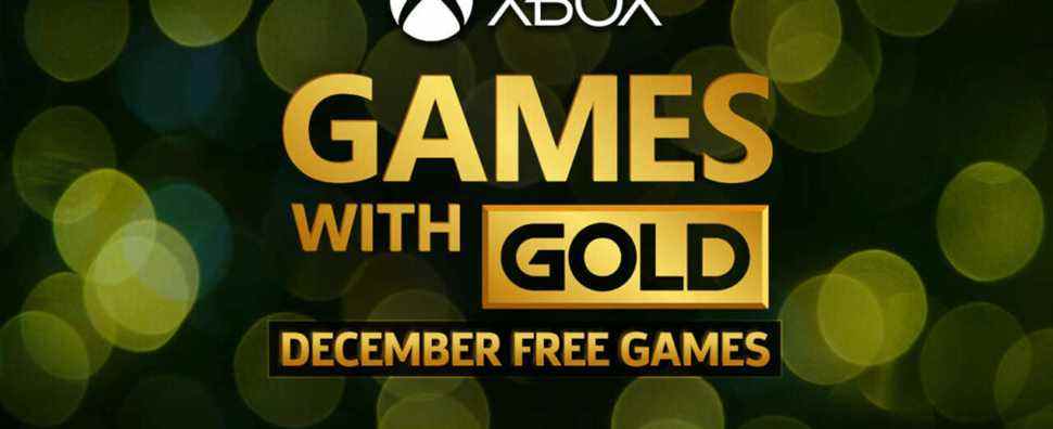 Les jeux Xbox de décembre avec des jeux gratuits en or sont maintenant disponibles