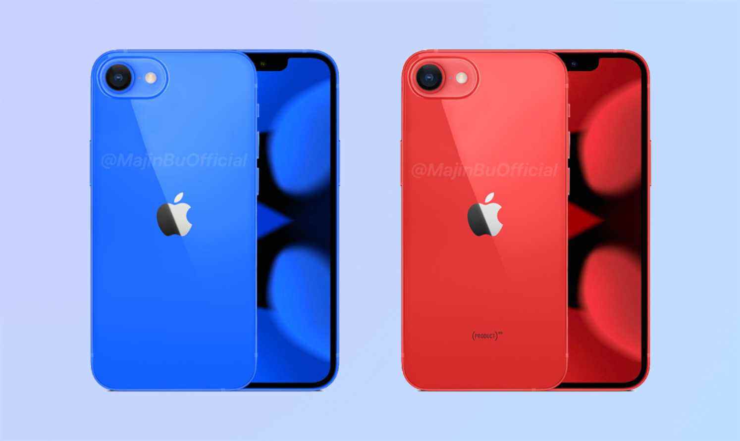 La rumeur veut que l'iPhone SE 3 rende en bleu et rouge