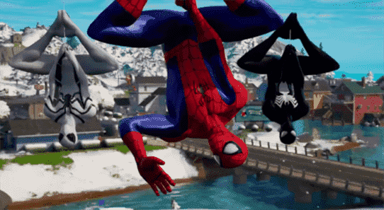 Les tireurs Web de Spider-Man sont maintenant disponibles sur Fortnite