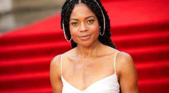 Naomie Harris poses for photographers upon arrival for the World premiere of the new film from the James Bond franchise 'No Time To Die', in London Tuesday, Sept. 28, 2021. (Photo by Vianney Le Caer/Invision/AP)
