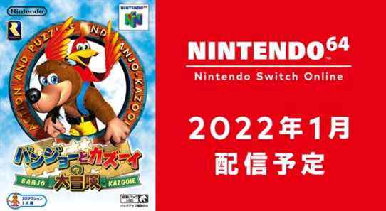 Nintendo 64 – Nintendo Switch Online ajoute Banjo-Kazooie en janvier 2022