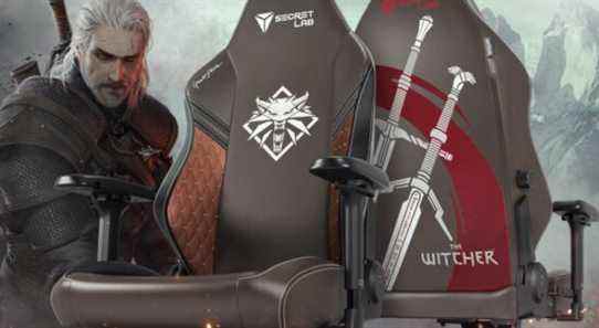 Notre fabricant de chaises de jeu préféré sort une chaise de jeu officielle Witcher