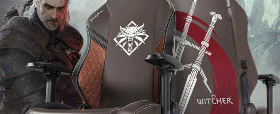 Notre fabricant de chaises de jeu préféré sort une chaise de jeu officielle Witcher