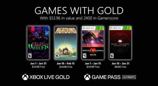 Video For New Games with Gold for January 2022