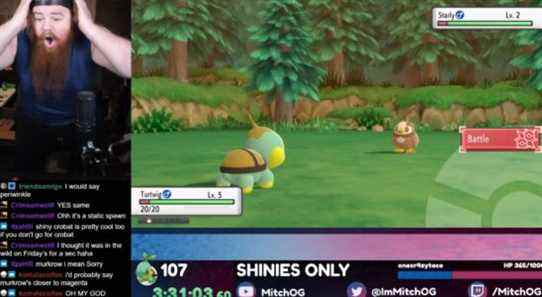 Pokémon Twitch Streamer stupéfait de remporter le jackpot Shiny Monster