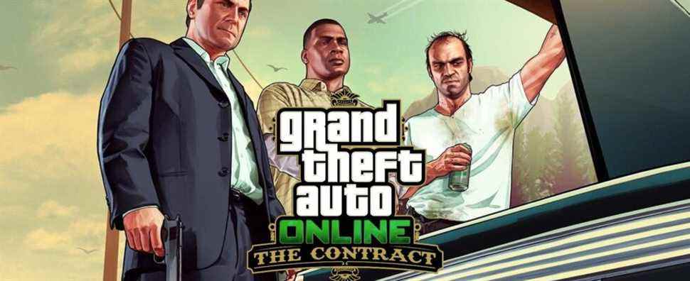 Quand le contrat de Grand Theft Auto Online a-t-il lieu par rapport à GTA 5 ?