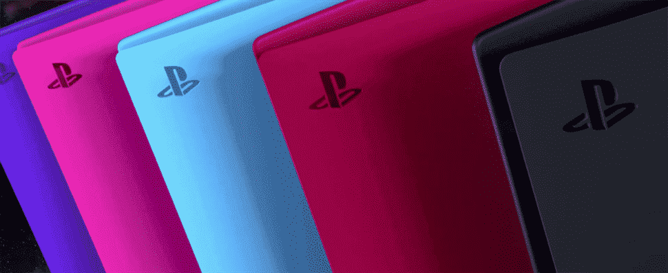 Sony annonce de nouvelles housses de console PS5 en noir, bleu, rouge et plus