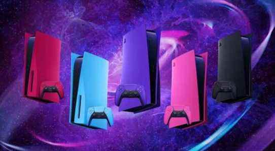 Sony sort enfin des coques colorées pour PS5