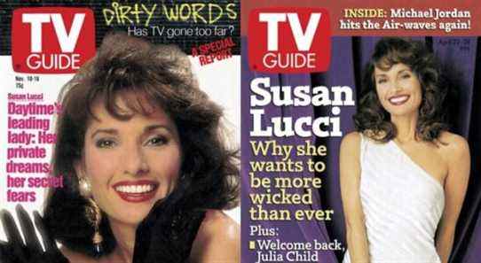 Susan Lucci, TV Guide Magazine Covers, November 10, 1990, & April 22, 1995