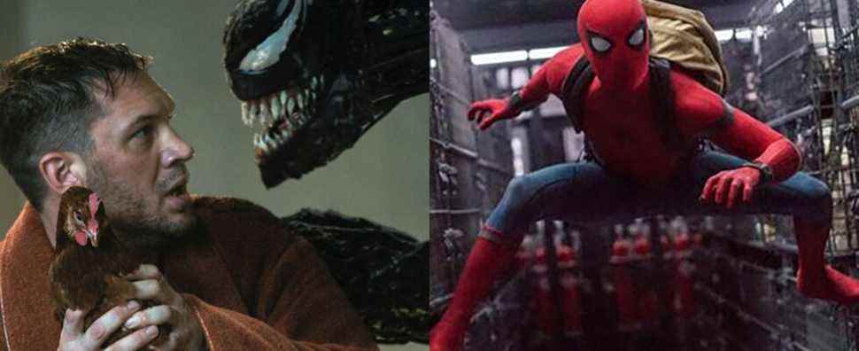 Tom Hardy a tourné la scène post-crédits de Venom 2 sur Spider-Man: No Way Home Set