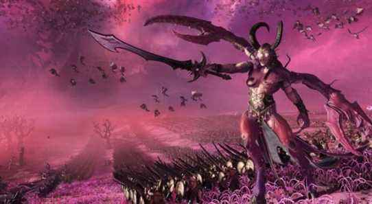 Total War : Warhammer 3 révèle Slaanesh, le dieu du Chaos le plus excité