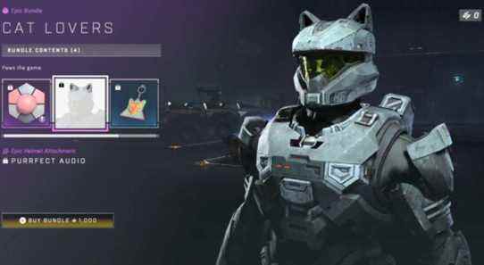 Tout le monde semble acheter le casque à oreilles de chat de Halo Infinite