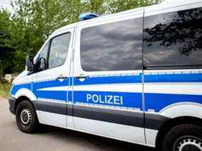 Un véhicule de police allemand est représenté sur cette photo d'archive prise le 28 juillet 2020.