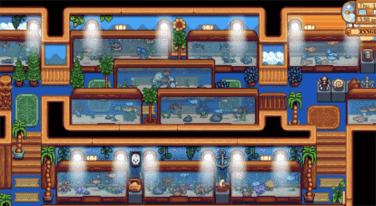 Un joueur visionnaire de Stardew Valley transforme une cabane en aquarium