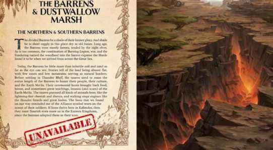 World of Warcraft retarde la publication d'Exploring Azeroth: Kalimdor après les controverses