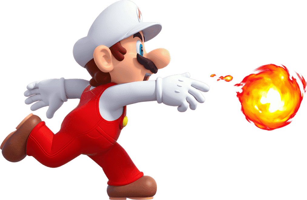 10 armes emblématiques majeures de Nintendo Fire Flower Super Mario Bros.