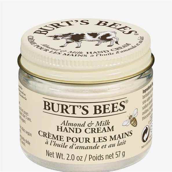 Crème hydratante naturelle pour les mains aux amandes et au lait de Burt's Bees
