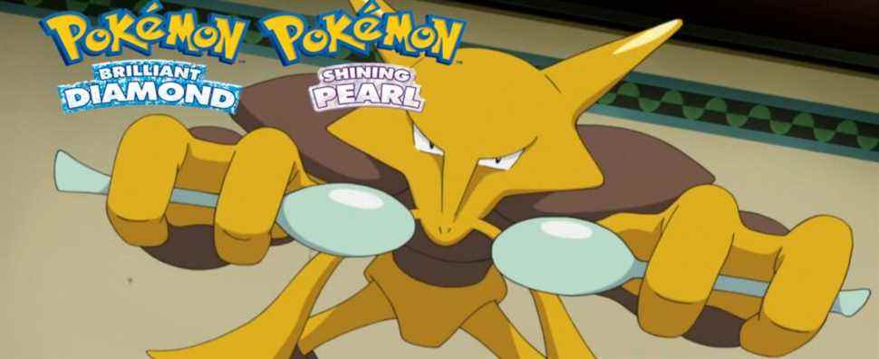 Pokemon Brilliant Diamond & Shining Pearl: Comment obtenir Alakazam