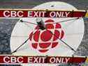 Une barrière de stationnement est visible dans l'un des studios d'Halifax le mercredi 4 avril 2012. La Société Radio-Canada supprime 650 emplois à la suite des compressions budgétaires fédérales.  LA PRESSE CANADIENNE/Andrew Vaughan