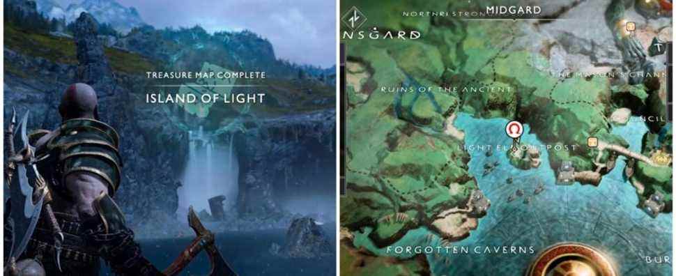 God Of War: Où trouver le trésor de l'île de lumière