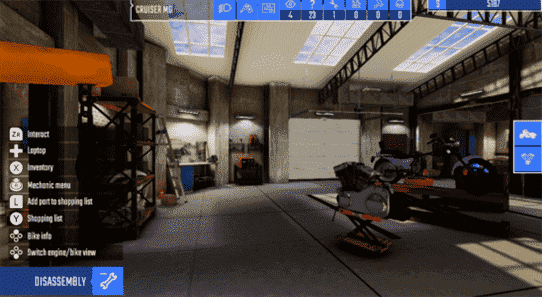 Biker Garage: Mechanic Simulator maintenant disponible sur Switch