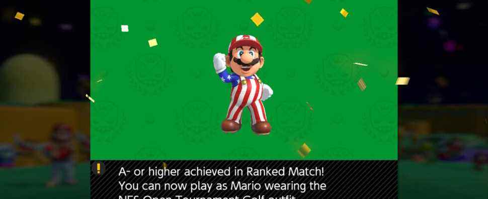 Tenue Super Rush NES Open Tournament Golf Mario