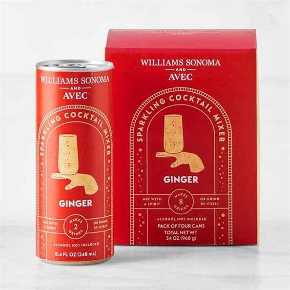 Avec Drinks x Williams Sonoma Ginger Pineapple Sparkling Cocktail Mixes
