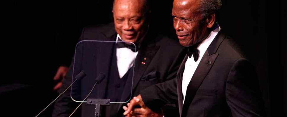 Quincy Jones se souvient de Sidney Poitier : "Tu me manqueras pour toujours, mon cher frère"