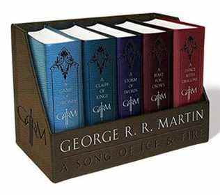 Coffret en cuir et tissu A Game of Thrones de George RR Martin