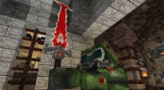 Doomed: Demons of the Nether est un FPS Doom dans Minecraft