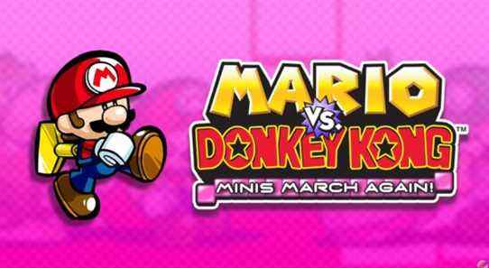Revue rétro : Mario VS.  Donkey Kong : les minis marchent encore !