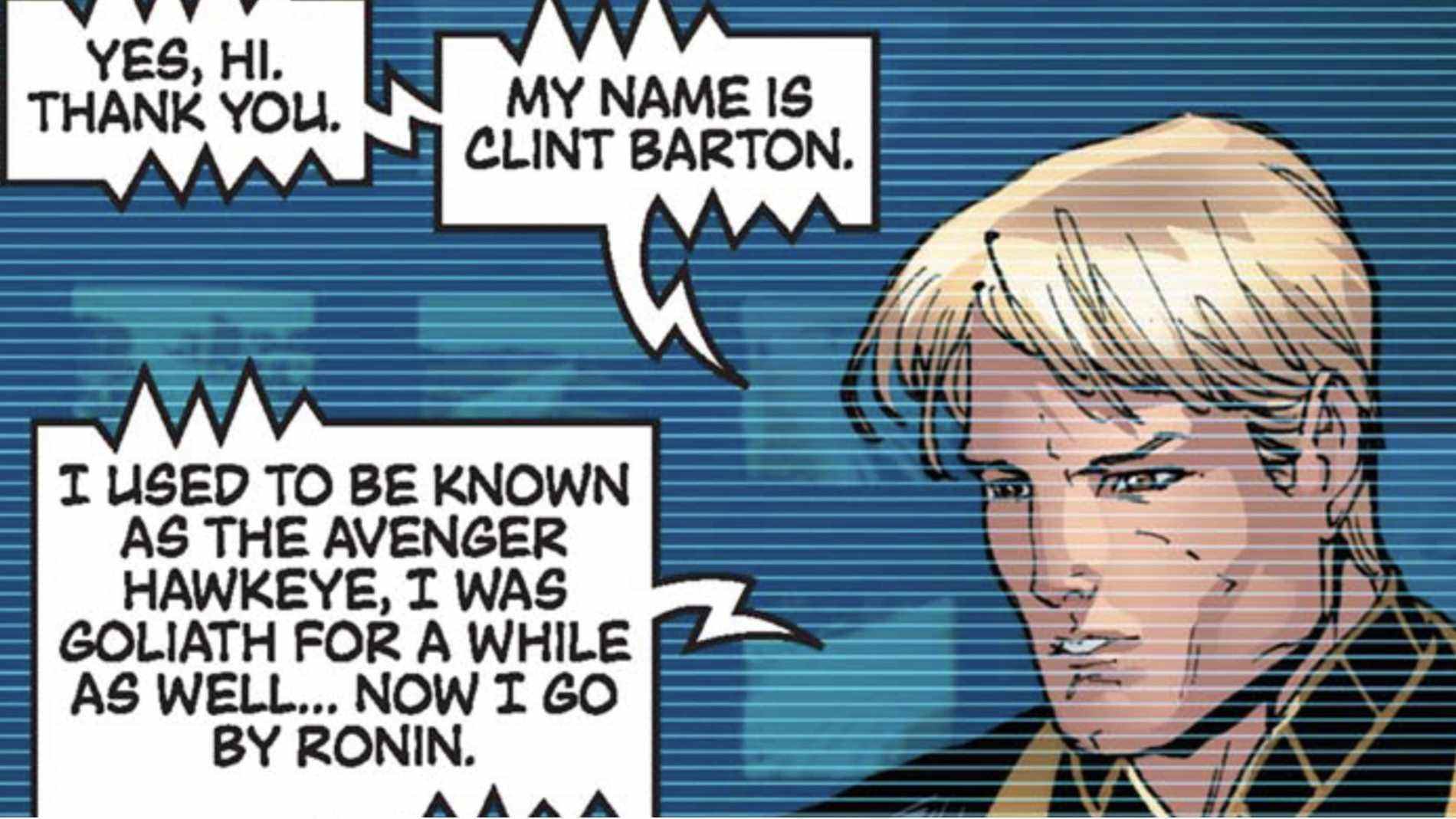 page de New Avengers avec Ronin